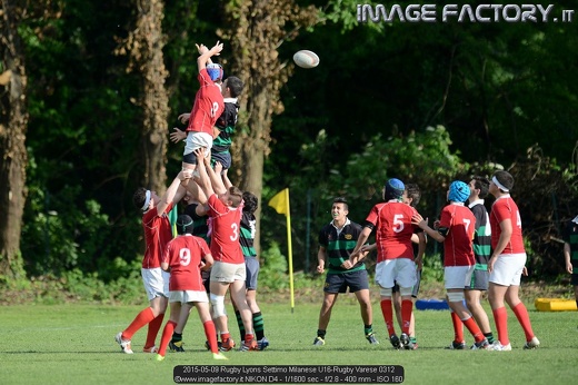 2015-05-09 Rugby Lyons Settimo Milanese U16-Rugby Varese 0312